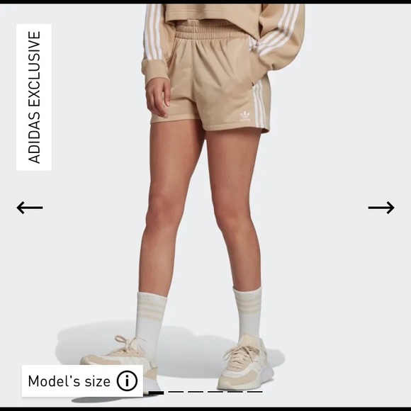 YELLOW Adidas three stripe track shorts - Picture 1 of 7